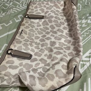 Coach Leopard Print Tote Bag